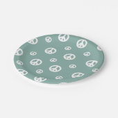 Zwei Groovy Retro Boy Geburtstag Pappteller (Schrägansicht)