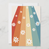 Zwei Groovy Retro Einladung (Rückseite)