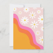 Zwei Groovy zum Geburtstag | Groovy Birthday Einladung (Rückseite)