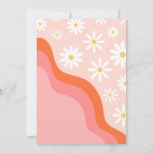 Zwei Groovy zum Geburtstag | Groovy Birthday Einladung (Rückseite)