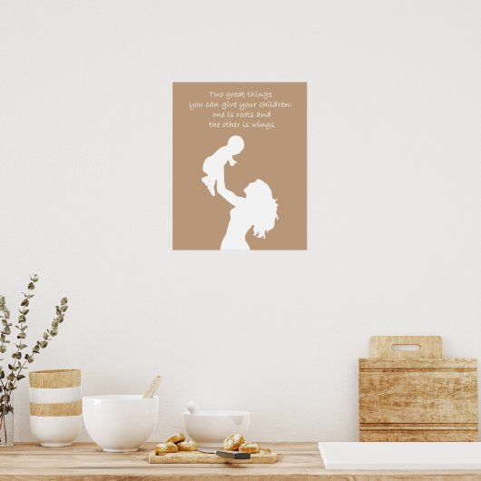 Zwei großartige Dinge Poster (Küche)