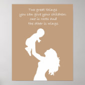 Zwei großartige Dinge Poster (Vorne)