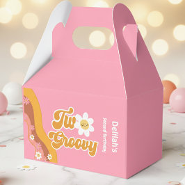 Zwei großartige Retro Vintager 2. Geburtstag Geschenkschachtel