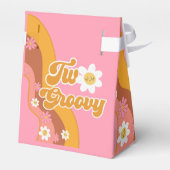 Zwei großartige Retro Vintager 2. Geburtstag Geschenkschachtel (Rückseite)