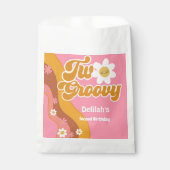 Zwei großartige Retro Vintager 2. Geburtstag Geschenktütchen (Vorderseite)