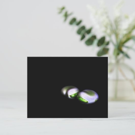 Zwei große Bohnen pca Postkarte (Stehend Vorderseite)