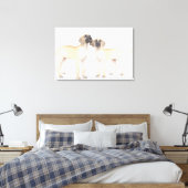 Zwei große Dänen Leinwanddruck (Insitu (Schlafzimmer))