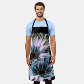 Zwei große, digital verbesserte Wasserilien Schürze (Getragen)