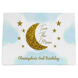 Zwei große Geschenktasche zum zweiten Geburtstag Geschenktüte