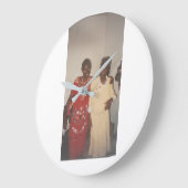 Zwei große Mütter schließen ab Große Wanduhr (Winkel)