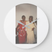 Zwei große Mütter schließen ab Wanduhr (Vorderseite)