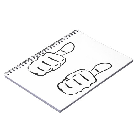 Zwei große Stumpfen Notizblock (Linke Seite)