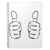 Zwei große Stumpfen Notizblock (Vorderseite)