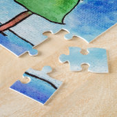 Zwei große Weihnachtsbäume Puzzle (Seite)
