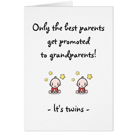 Zwei Großkinder, Großeltern Glückwunsch, (Vorne)