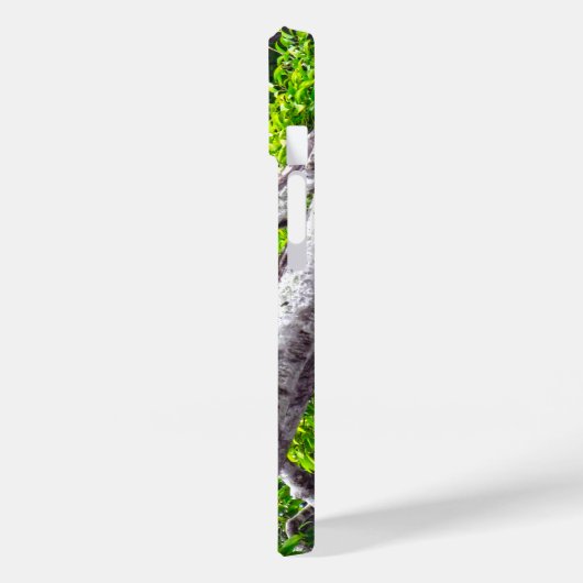 Zwei grüne Affen im Baumdruckfall Case-Mate iPhone Hülle (Rückseite / Links)