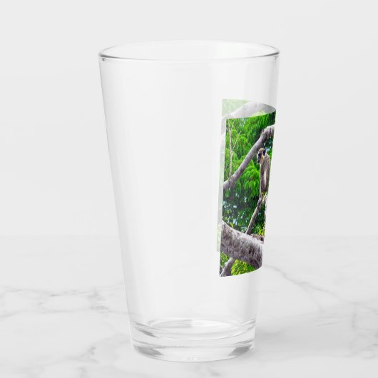 Zwei grüne Affen im Baumglas Glas (Rechts)