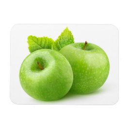 Zwei grüne Äpfel Magnet