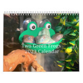 Zwei grüne Frösche 2023-Kalender Kalender (Titelbild)