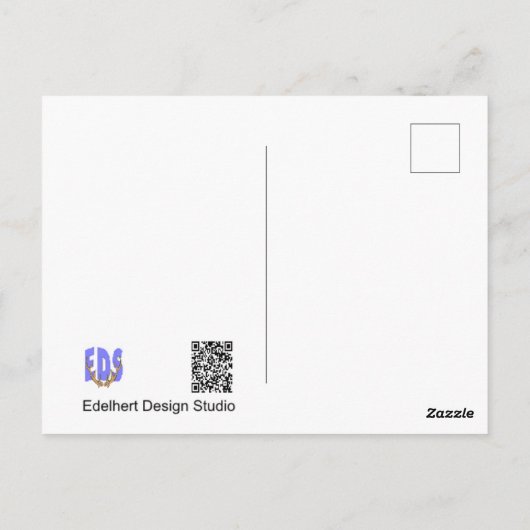 Zwei grüne Grasshopper DIY Postkarte (Rückseite)