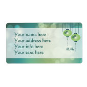 Zwei grüne Laternen "Segen" (Vorne)