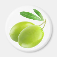 Zwei grüne Oliven