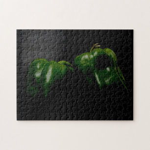 Zwei grüne Paprikaschoten 11x14 252pc jpm Puzzle