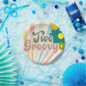 ZWEI GRUPPEN, 2. GEBURTSTAG, SONNENSCHIRM, RAINBOW PAPPTELLER (Party)