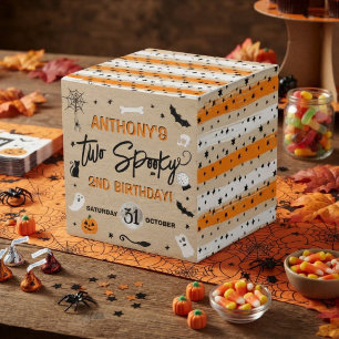 Zwei Gruselige! Halloween 2. Geburtstagsfeier Geschenkschachtel