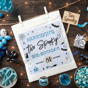 Zwei Gruseligen! Jungen Halloween 2. Geburtstagsfe Geschenktütchen