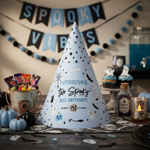 Zwei Gruselkinder! Jungen Halloween 2. Geburtstags Partyhütchen