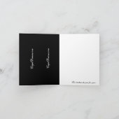 Zwei Grußkarte für das Lesezeichen eines Drachen Karte (Innenseite)