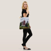 Zwei Häfen Leuchtturm & Boot überall auf Tottasche Tasche (Am Model)