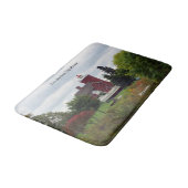 Zwei Hafen Leuchtturm & Bootbad Badematte (Schrägansicht)