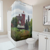 Zwei Häfen Leuchtturm & Bootdusche Vorhang (Beispiel)