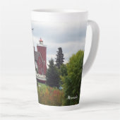 Zwei Häfen Leuchtturm & Bootslatte Tasse (Rechte Ecke)