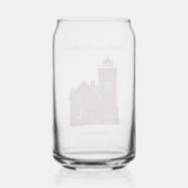 Zwei Häfen Leuchtturm kann Glas (Rückseite)