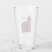 Zwei Häfen Leuchtturmglas Glas (Rückseite)