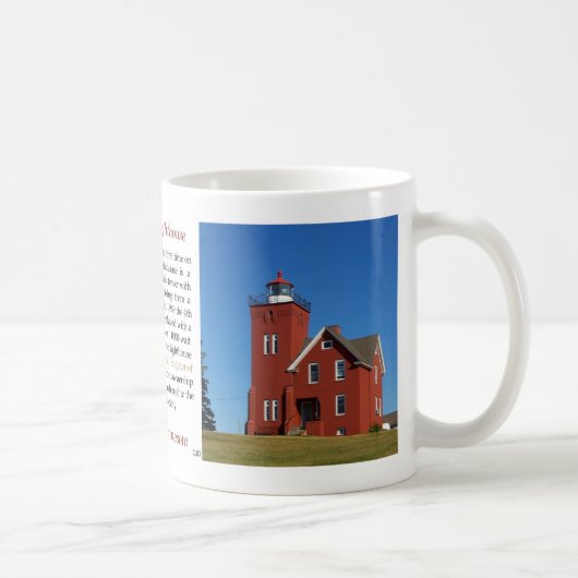 Zwei Häfen Lighthouse Geschichte Tasse (Rechts)