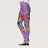 Zwei Hähne Leggings (Links)