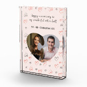 Zwei Hälften eines Fotos zum Jahrestag des Herzens (Rechts)