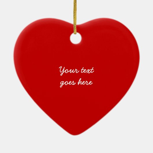 Zwei Hälften eines Herzens, verbunden mit einem Fa Keramik Ornament (Hinten)