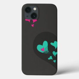 Zwei Hälften machen ein Herz-Matching-Paar Case-Mate iPhone Hülle