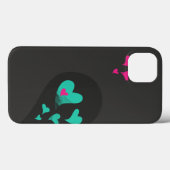Zwei Hälften machen ein Herz-Matching-Paar Case-Mate iPhone Hülle (Rückseite (Horizontal))