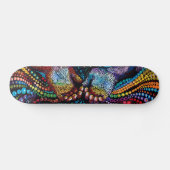 Zwei Hände - Stil der Aborigine - Skateboard Deck (Horizontal)