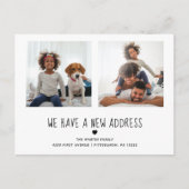 Zwei handgeschriebene Fotos | Ankündigung der Befö Postkarte (Vorderseite)