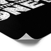 Zwei handhabte Bowler Funny Bowling Poster (Ecke)