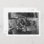 Zwei hawaiianische Frauen mit Ukalalees Fotografie Postkarte (Vorne/Hinten)