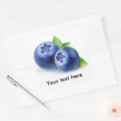 Zwei Heidelbeeren Quadratischer Aufkleber (Umschlag)