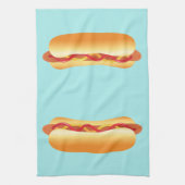 Zwei heiße Hunde Handtuch (Vertikal)